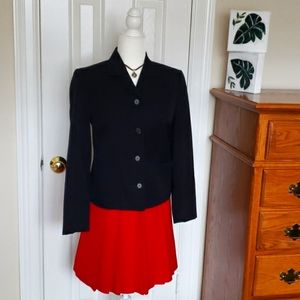 Talbots Smooth Wool Gabardine Blazer Jacket - EUC